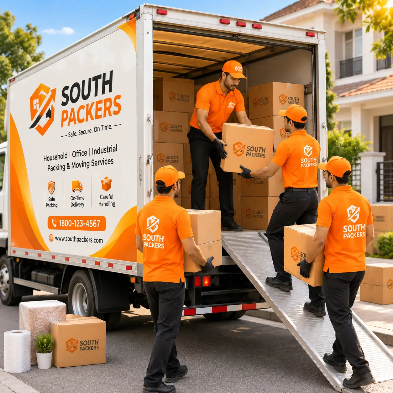 Professional packing and moving services