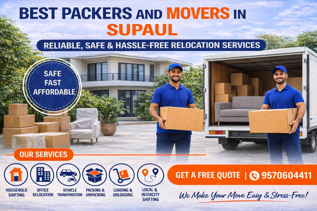 Packers and Movers in Supaul