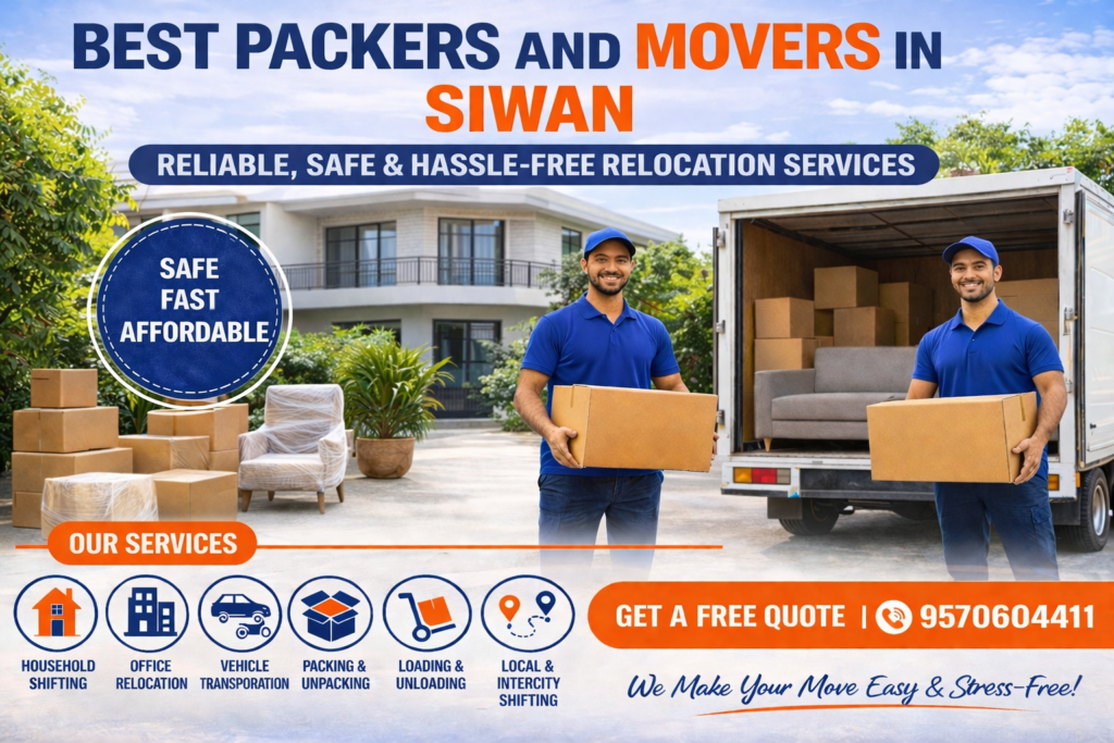 Packers and Movers in Siwan